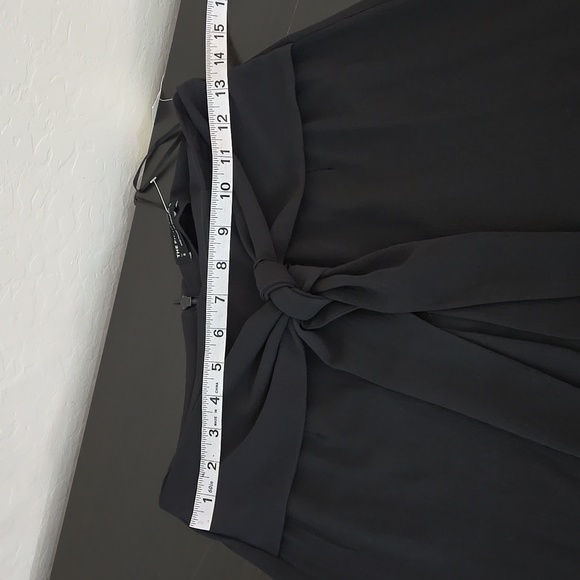 The Fifth Label Azalea Pant Black Tie Front Back Zipper Straight Leg Siz… - Picture 12 of 14